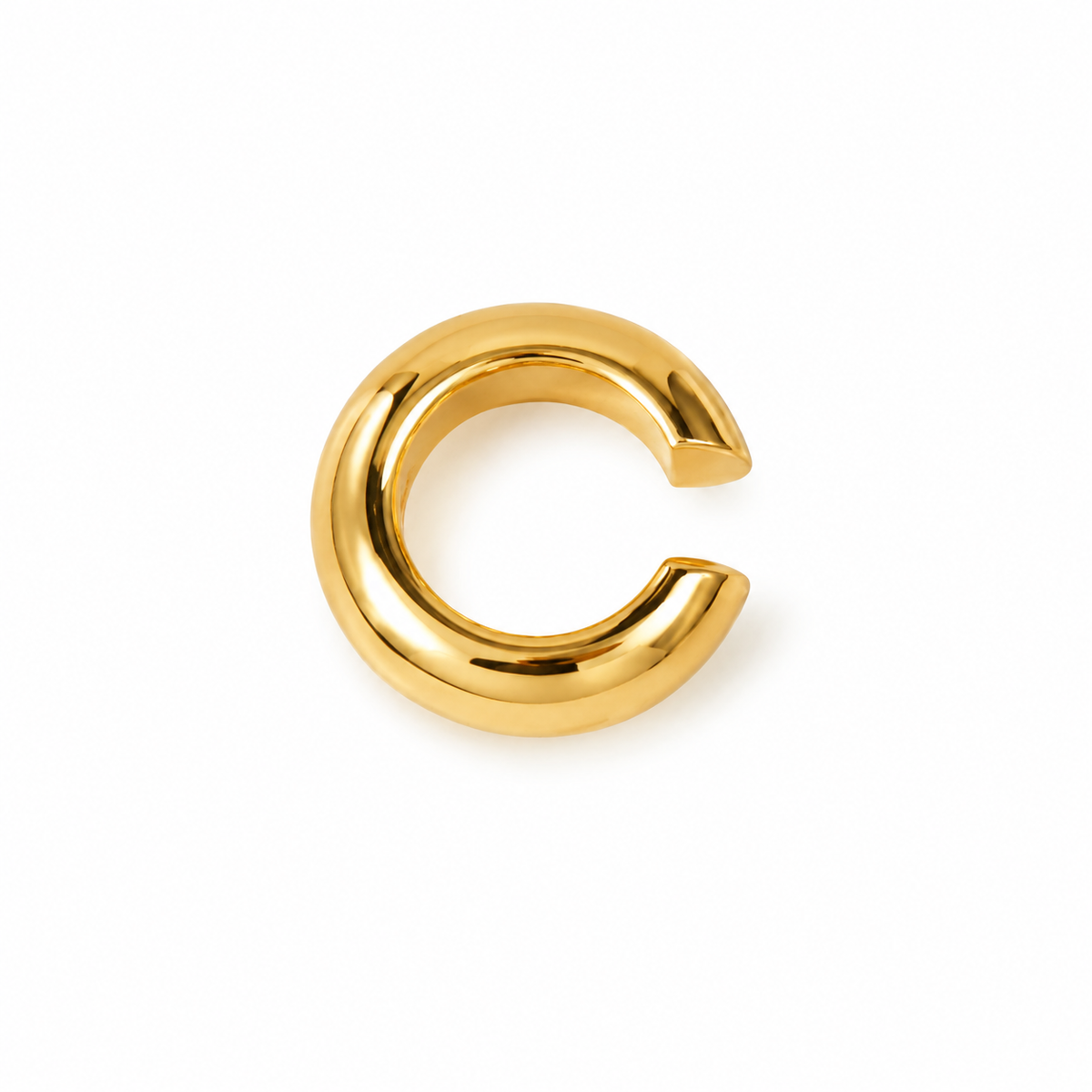 Gold ear cuff